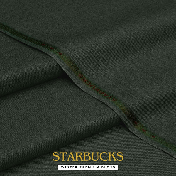 Starbucks Premium Winter Fabric - Forest Green