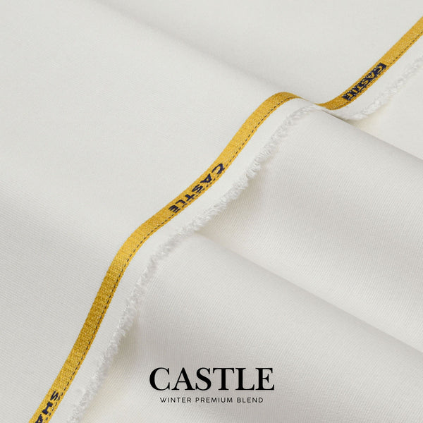 Castle - Premium Winter Fabric - Pearl White