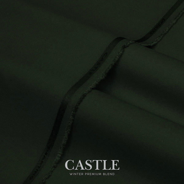 Castle - Premium Winter Fabric - Olive Green