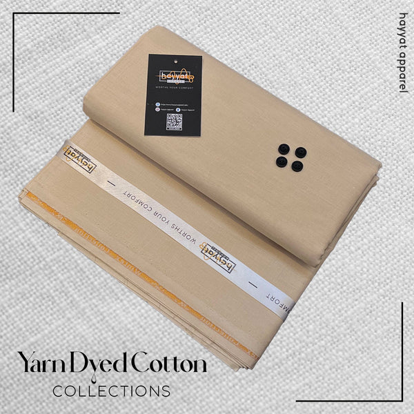 Beige - Cotton - HAYYAT APPAREL