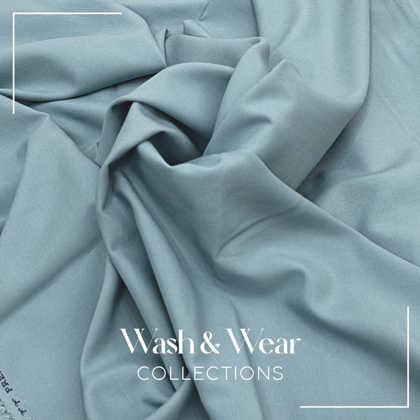 Light Blue Wash & Wear - HAYYAT APPAREL