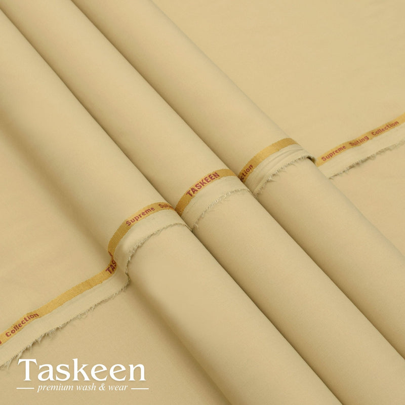 Taskeen premium Wash & Wear - Beige - HAYYAT APPAREL