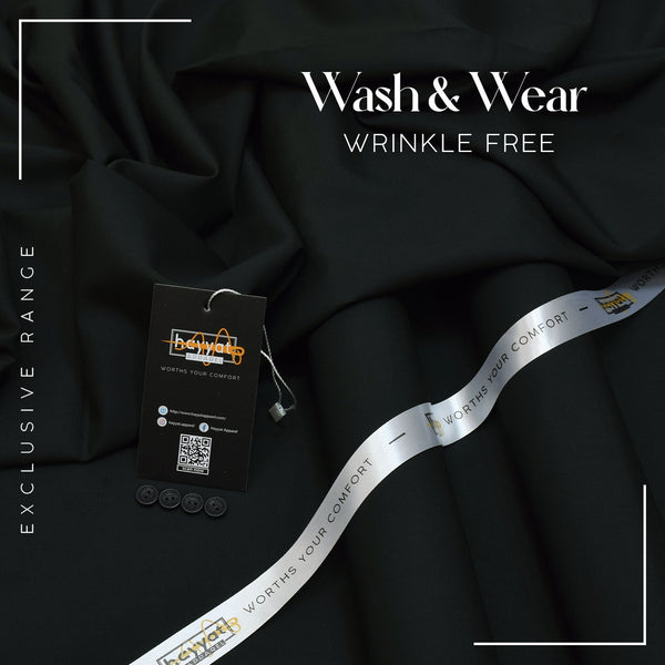 Wrinkle Free Wash & Wear - Dark Green - HAYYAT APPAREL