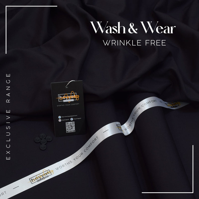 Wrinkle Free Wash & Wear - Dark Purple - HAYYAT APPAREL